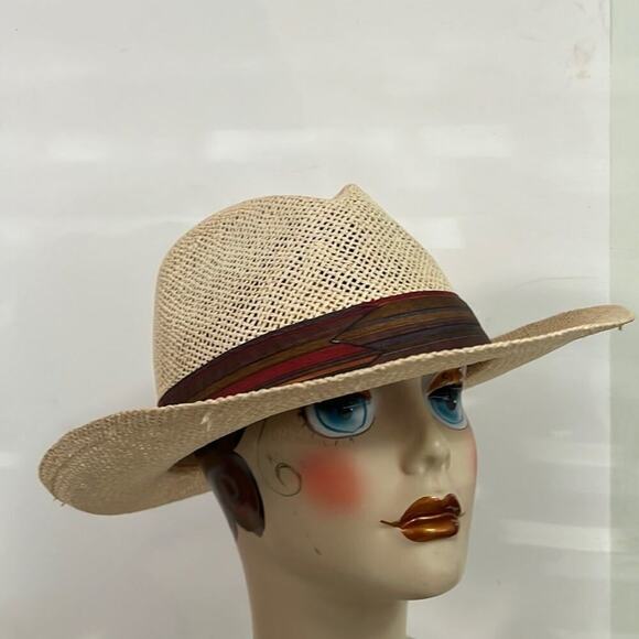 ‎PANAMA FEDORA STRAW HAT - Picture 1 of 4